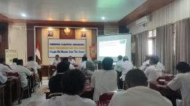 Jagabaya Ponjong Hadiri Rakor Pengawasan Tanah Kasultanan dan Tanah Kalurahan